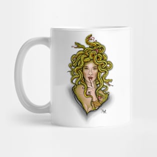 Medusa's Enigmatic Stare Apparel Mug